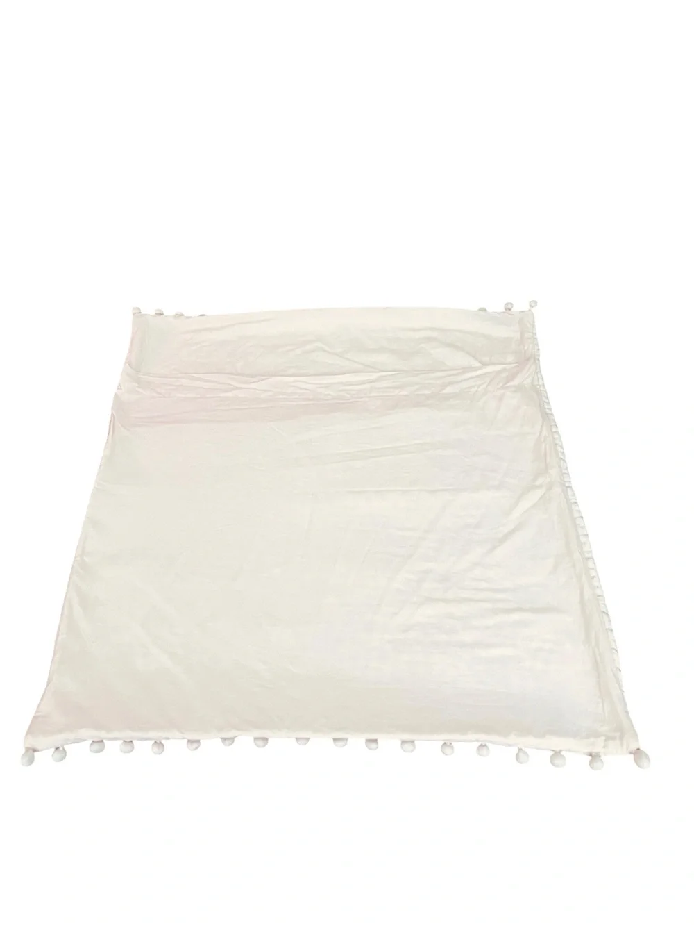 Serena & Lily Blush Pink & Metallic silver Pillow Cover 26” x 26”